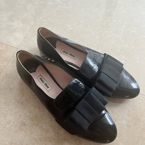 Miu Miu Studded Flats - Picture 3 of 7